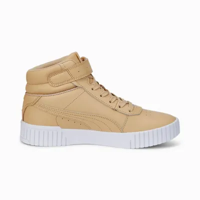 Produktbild von Puma - "Carina 2.0" Sneaker für Damen, Kuh Leder, Knöchelhoch PP14603 (37,5 EU) (Beige)