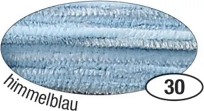 Zdjęcie produktu dla Folia 77830 Drut szenilowy do czyszczenia rur 8mm jasnoniebieski 10szt.