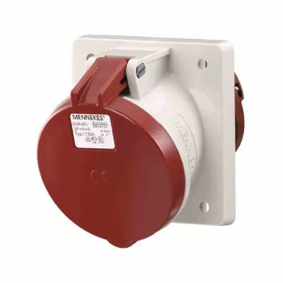 Obrázek produktu pro MENNEKES 1155A, Červená, Bílá, IP44, 400 V, 63 A