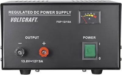 Produktbild von VOLTCRAFT FSP-11312 Labornetzgerät, Festspannung 13.8 V/DC 12 A 165 W Anzahl Ausgänge 1 x