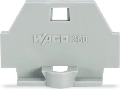 Produktbild von WAGO Abschlussplatte 260-361 grau