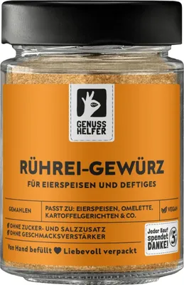 Produktbild von Rührei Gewürz, ohne Salz, Ei Topping, 70g im Glas