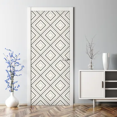 Produktbild von Dekorative Türaufkleber selbstklebend Klebefolie Aufkleber Geometrische Kreise 77 x 200 cm