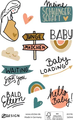 Produktbild von AVERY Zweckform ZDesign Sticker CREATVE "Baby"