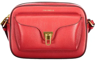 Produktbild von Elegante Damenhandtasche in Rot: Verstellbare Umhängetasche mit Taschen