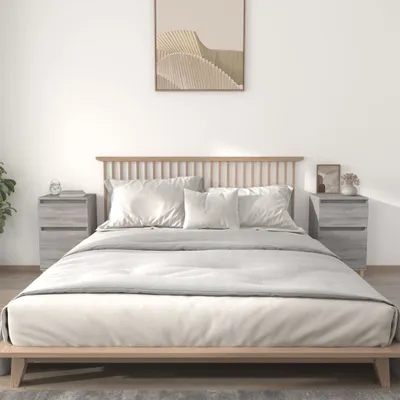 Obrázek produktu pro vidaXL Noční stolky 2 ks. Grey Sonoma 40x35x70 cm