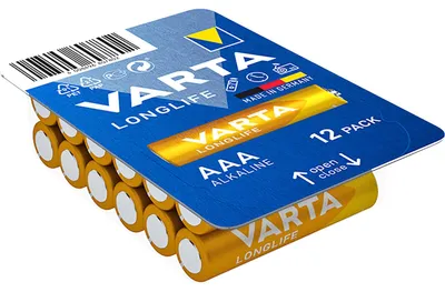 Obrázek produktu pro Baterie Varta LONGLIFE AAA Micro LR03 12St.