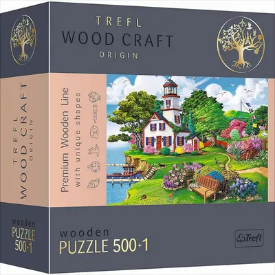 Immagine prodotto di Puzzle di legno (500+1 pezzi) - Oasi estiva