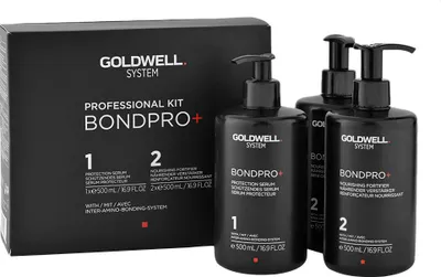 Immagine prodotto di Goldwell Bond Pro  Kit 3x500ml (1 Protect. Serum   2 Nourishing Fortif.)