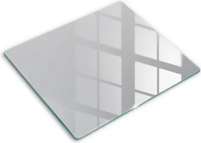 Produktbild von Abdeckung Glas - Küchenabdeckung - 60x52 cm - Abdeckplatte -Graue Farbe
