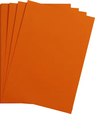 Produktbild von Clairefontaine Maya Bastelkarton A4 185g 25 Bogen - Orange 975255C