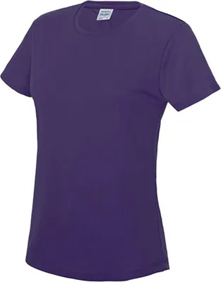 Produktbild von Just Cool JC005 | Girlie Cool Sport T-Shirt + WRAP  - Farbe: Purple - Größe: S