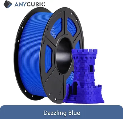 Obrázok produktu pre Filament PLA – filament pre 3D tlačiarne – priemer 1,75 mm – cievka 3 kg – pre technológiu FDM/FFF – Dazzling Blue