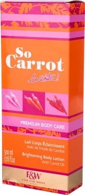 Produktbild von Fair & White So Carrot Brightening Body Lotion 500ml.