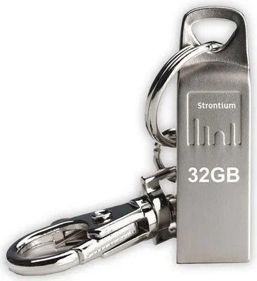 Produktbild von Strontium Ammo USB 2.0 Stick mit 32 GB und schlüsselkarabiner
