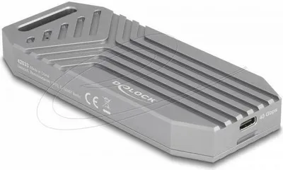 Image de DELOCK M.2 NVMe SSD Gehäuse USB 40 Gbps - werkzeugfrei