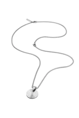 Produktbild von Police Halskette Edelstahl Kette mit runden Anhänger PJ26273PSS.01