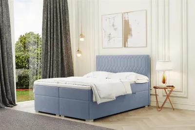 Produktbild von Boxspringbett Schlafzimmerbett DUSTY 180x220cm in div. Farbvarianten