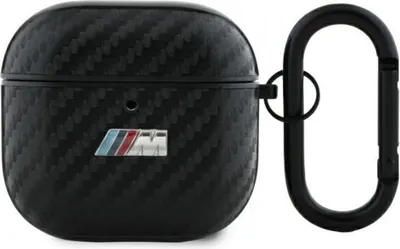 Obrázok produktu pre Bmw Bma4Cmpuca Airpods 4 Cover Czarny/BlackPolyuretánCarbon M Collection