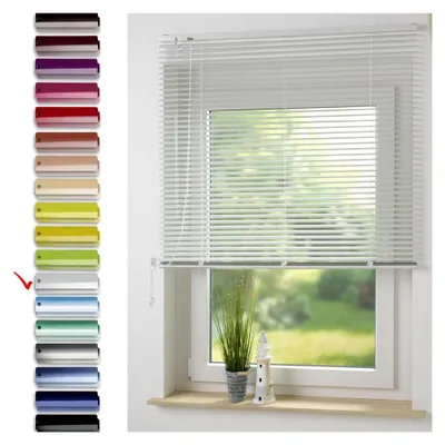 Produktbild von Aluminium-Jalousie | weiß 110 cm x 130 cm