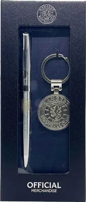 Produktbild von Rangers FC - Stift-Set, Wappen GF789 (Einheitsgröße) (Silber)