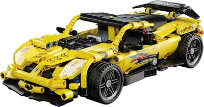 Produktbild von Sportwagen Bauset, 509 Teile, Interaktives Rennwagen-Modell, Für Kinder ab 6 Jahren, Geschenkidee