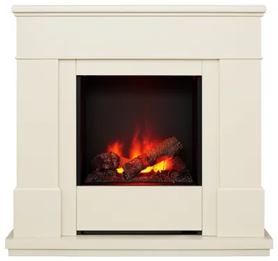 Produktbild von Dimplex Eng56-400 Moorefield, Freistehende Feuerstelle, Elektro, Weiß, Opti-myst, Log set, Rechteckig