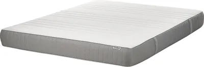 Zdjęcie produktu dla BELIANI Materac piankowo-żelowy 160 x 200 cm średnio twardy zdejmowany pokrowiec z poliestru do sypialni akcesoria