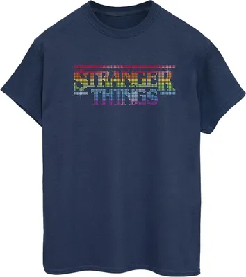 Produktbild von Netflix - "Stranger Things" T-Shirt für Damen BI44166 (L) (Marineblau)