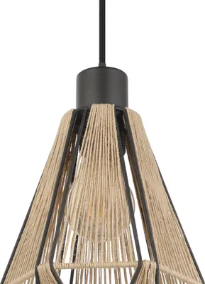 Image de Lustre Eglo 43776 Adwickle E27 40 W noir