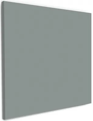Produktbild von Wallario Premium Leinwandbild Grau in Größe 50 x 50 cm