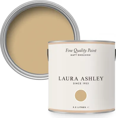 Produktbild von Laura Ashley Wandfarbe Matt Gold 2,5 Liter 157x157cm