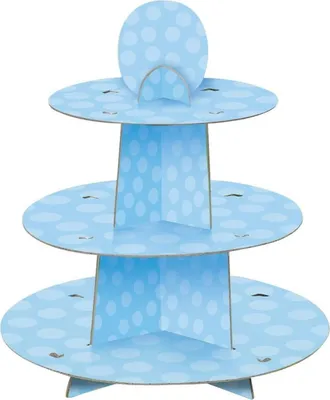 Produktbild von 305230 Tortensänder Blau Kuchenständer blau 34 x 30 cm - Einheitsgröße