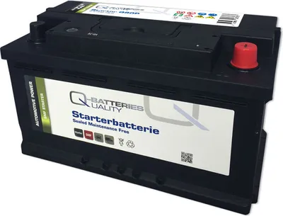 Produktbild von Q-Batteries Autobatterie Q80P 12V 80Ah 710A, wartungsfrei