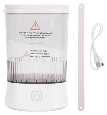 Produktbild von Elektrischer Make-up-Pinselreiniger, automatischer Kosmetikpinselreiniger, Reinigungsgerät für mehrere Make-up-Pinsel, für Zuhause und Reisen