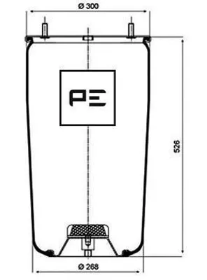 Image de PETERS ENNEPETAL 084.059-71A Soufflet de suspension pneumatique