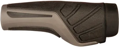 Produktbild von 1 Paar Herrmans Endorfin Lenker Griffe 128 mm schwarz grau mit Lenkerklemmschelle 22,2 mm