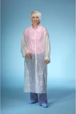 Produktbild von 200 Besucherkittel, HDPE 150 cm x 125 cm weiss