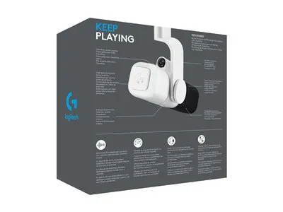 Zdjęcie produktu dla Logitech G Yeti Studio, Mikrofon studyjny, -34 dB, 40 - 18000 Hz, 0,05%, 69,5 dB, 129 dB