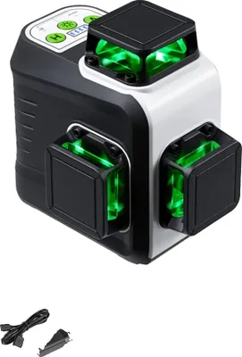 Obrázek produktu pro Zelený laserový nivelační přístroj, 16 čar, dobíjecí lithiová baterie, G50