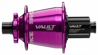 Image de Moyeu Race Face Vault, HR, 32 trous, 148 x 12 mm, violet - Roue arrière haute performance...