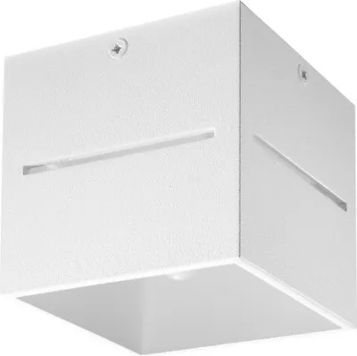 Immagine prodotto di Faretto a superficie Bauhaus "Lorum" plafoniera in alluminio bianco soggiorno corridoio cucina