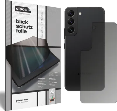 Produktbild von Blickschutzfolie für Samsung Galaxy S22 Rückseite matt Schutzfolie Folie Display