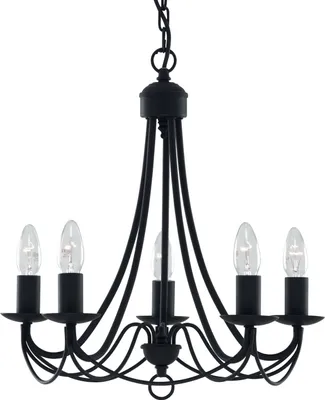 Image de Plafonnier, noir, H 100 cm, MAYPOLE