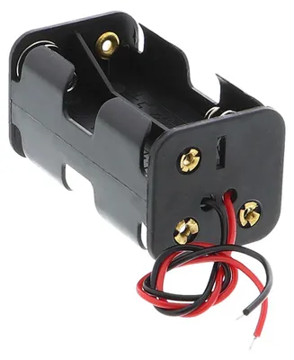 Produktbild von Batteriefach 4x AA (6V), kompakt ohne Stecker