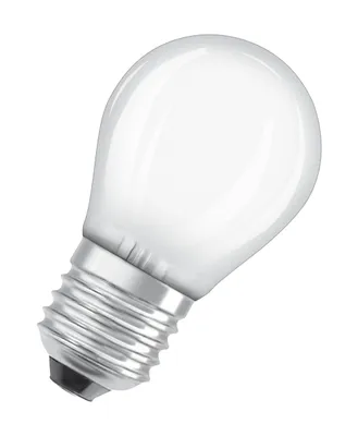 Zdjęcie produktu dla OSRAM LED Superstar Classic lampa LED P 40 w klasycznym kształcie miniball z matowego szkła, 2,2 W, 470 lm, oprawka E27, ciepłe białe światło o temperaturze 2700 K, EEK A, średnica 45 mm.