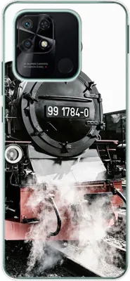 Produktbild von König Design Hülle kompatibel mit Xiaomi Redmi 10C Kunststoff Soft Handyhülle - Handy Case Dampflok Rasender Roland
