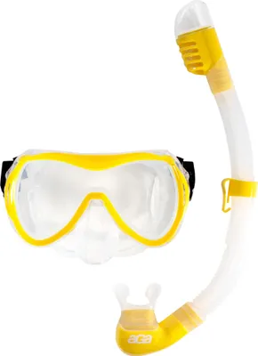 Immagine prodotto di Aga Set da immersione maschera e snorkel M12+S2 Giallo