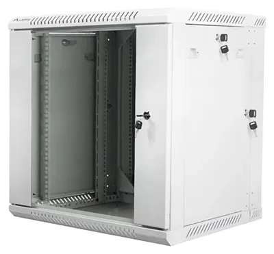 Produktbild von Lanberg 19" 12U 600X600 Grau Lanberg Bisektionales Wandregal