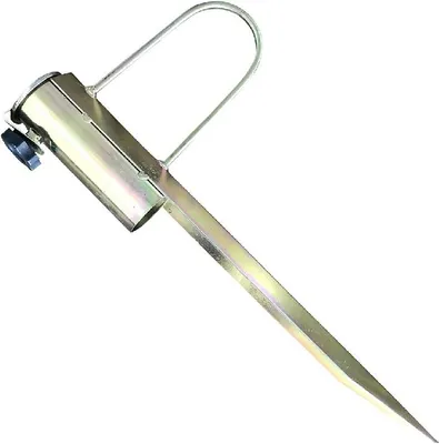 Produktbild von Outdoor Parasolharing Metaal 38mm, Basis, Grau, Metall, China, 205 mm, 38 mm